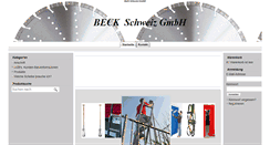 Desktop Screenshot of diamant-beck.com